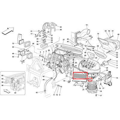 For Ferrari 599GBT 612 GTO Air Filter &amp; Pollen Filter &amp; Oil Filter OEM 223039 289571 66855200