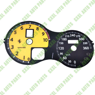 For Ferrari F430 2005-2009 Scuderia Spider Dashboard Panel Mph or KM/H Upgrade Racing Yellow (US Scuderia Version)
