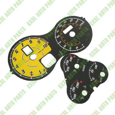 For Ferrari F430 2005-2009 Scuderia Spider Dashboard Panel Mph or KM/H Upgrade Racing Yellow (US Scuderia Version)