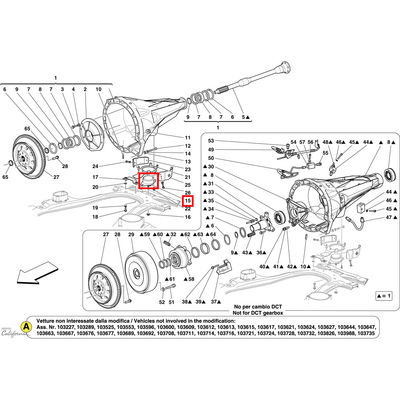 Per Ferrari California T California GTC4 Cuscinetti per cambio OEM 270812