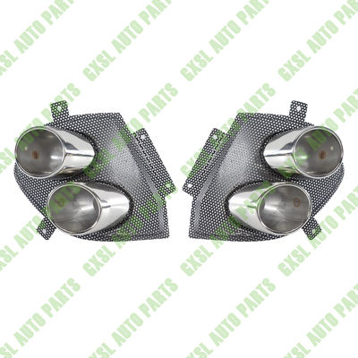 For Ferrari California Left &amp; Right Exhaust Tailpipe Trim Hood Exhaust Grill OEM 80666700 80666800