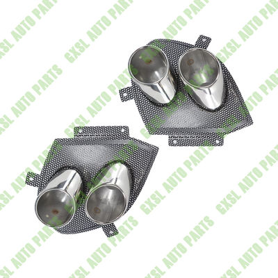 For Ferrari California Left &amp; Right Exhaust Tailpipe Trim Hood Exhaust Grill OEM 80666700 80666800