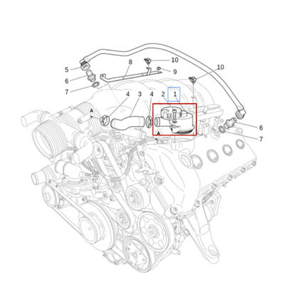 For Ferrari California Oil-water/Oil Disareator OEM 219111