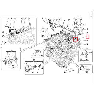 For Maserati Ghibli Levante Quattroporte 3.0 Spark Plug OEM 310235