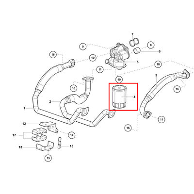 For Lamborghini Aventador,Murcielago,Diable Car Engine Oil Filter Element OEM 07M115561B