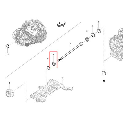 For Lamborghini Gallardo Huracan For Audi R8 Engine Cardan Shaft Propeller Shaft Ball Bearing OEM 086311430A