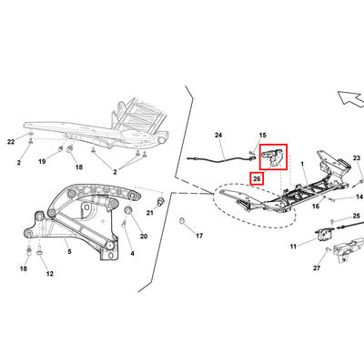 For Lamborghini Gallardo LP550 LP560 2008-2014 Bonnet Hood Lid Safety Latch Catch Lock Mechanism OEM 8E0823509D
