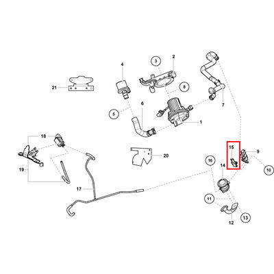 For Lamborghini Aventador Huracan Secondary Air Intake Manifold Absolute Pressure Sensor OEM 06L906052