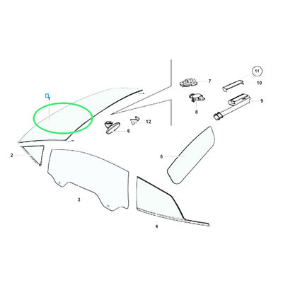 For Lamborghini Huracan Front Windshield OEM 4T0845099L