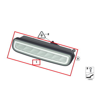 For 2013-2017 Rolls-Royce Phantom Front Left &amp; Right Driver Light Cluster OEM 63110405101 63110405102