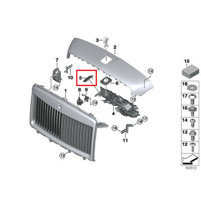 For Rolls-Royce Cullinan Celebration Goddess Car Sign Cover Plate Car Electroplating Cover Plate OEM 51118497325