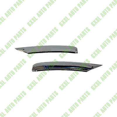For 2012-2017 Rolls-Royce Phantom Front Left &amp; Right Bumper Chrome Trim OEM 51117204577 51117204578