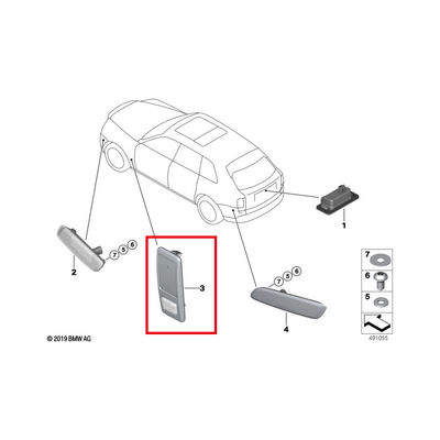 For Rolls-Royce Ghost Wraith Phantom 2010-2021 Chrome-Plated Decorative Fender Cover OEM 63137198581 63137198582