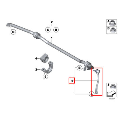 For Rolls Royce Phantom 3pcs Left Front Lower Control Arm &amp; Sway Bar Link OEM 31120409267 31122180523 31350440780