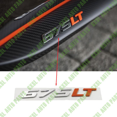 For McLaren 675LT Side Emblem, Body Emblem, Letter Emblem Stickers