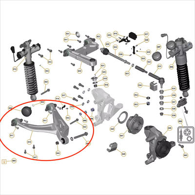 For McLaren 12C 625C 650S 675 720S 540C 570 570GT 600 Rear Left Or Right Control Arm Bushings Kit OEM 11B0745CP 11B0746CP