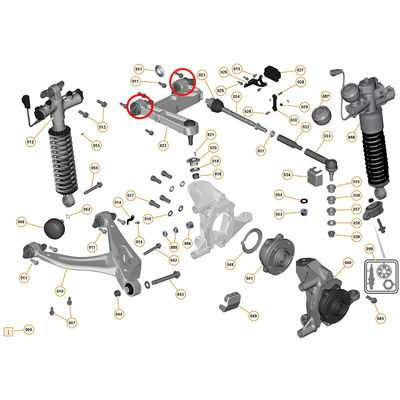 For McLaren MP4-12C 625C 650S 675LT 720S 540C 570 570G Front Left and Right Upper Control Arm Ball Joint OEM 11B0721CP 11B0722CP