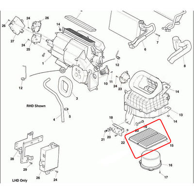 For Aston Martin Rapide DB9 DBS V12 Air Filter &amp; Pollen Filter OEM 4G43-13ZE1-AA-PK 4G43-9601-AB-PK