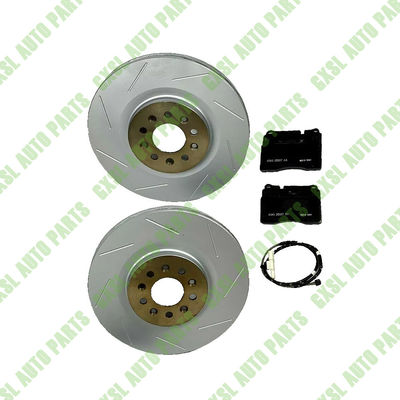 For Aston Martin DB9 &amp; V8 Vantage Front Brake Pads &amp; Rotors Set OEM 4G43-28-10265 4G432810265 7G43-2D007-AA 7G432D007AA