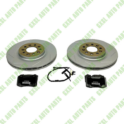 For Aston Martin DB9 &amp; V8 Vantage Rear Brake Pads &amp; Rotors OEM 4G43-28-10266 7G43-2C562-AA 7G432C562AA