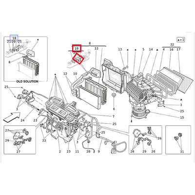 For Maserati Levante Ghibli Quattroporte (2019+) A/C Expansion Valve OEM 673009322