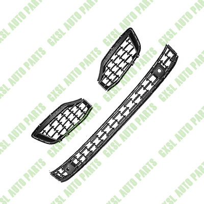 For Maserati Ghibli 2018-2023 Front Bumper Lower Grille Left &amp; Right &amp; Central Set OEM 670099415 670099416 670099417