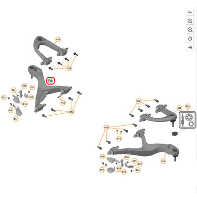 For McLaren 570S 540C 570GT 600LT Right Front Lower Control Arm OEM 13B1258CP