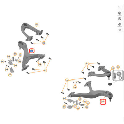 For McLaren 570S 540C 570GT 600LT Front Lower Control Arm OEM 13B1257CP 13B1258CP
