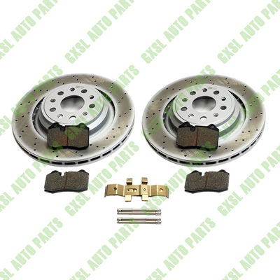 For Maserati Ghibli SQ4 Quattroporte AWD Rear Brake Pads &amp; Rotors OEM 673012377 670031597