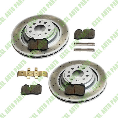 For Maserati Ghibli SQ4 Quattroporte AWD Rear Brake Pads &amp; Rotors OEM 673012377 670031597
