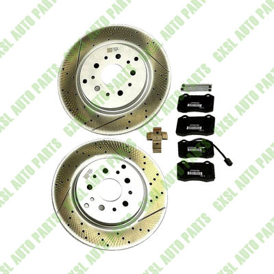 For Maserati GranTurismo Gt Rear Brake Pads &amp; Rotors OEM 257142 980139064 673010323