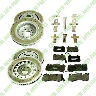 For Maserati Quattroporte GTS Front &amp; Rear Brake Pads &amp; Rotors Kit OEM 980156012 670031597 670030936 673012377