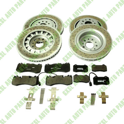 For Maserati Quattroporte GTS Front &amp; Rear Brake Pads &amp; Rotors Kit OEM 980156012 670031597 670030936 673012377