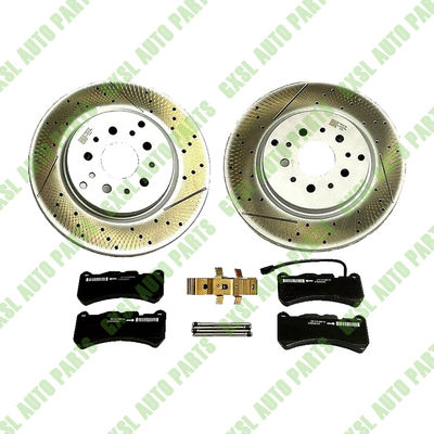 For Maserati GranTurismo &amp; Grancabrio Front Brake Pads &amp; Rotors OEM 257141 673010328 980139070