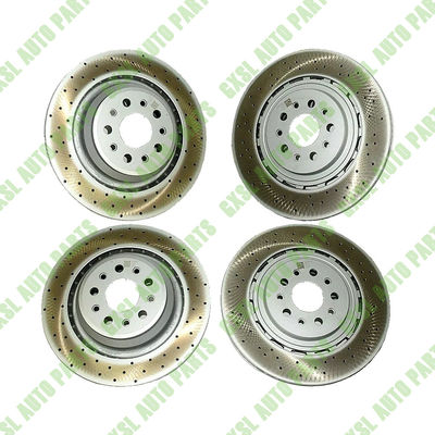 For Maserati Ghibli SQ4 Quattroporte AWD Front &amp; Rear Rotors Set OEM 670031597 670030935