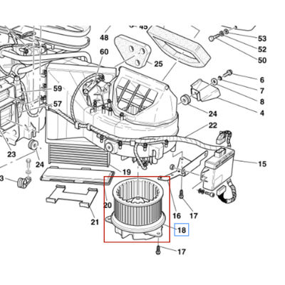 For Maserati Quattroporte M139 Granturismo GT GranCabrio For Ferrari Hvac Blower Motor OEM 85256500