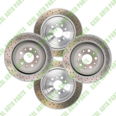 For Maserati Ghibli SQ4 Quattroporte AWD Front &amp; Rear Rotors 2017+ OEM 670030935 670035019