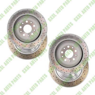 For Maserati Ghibli SQ4 Quattroporte AWD Front &amp; Rear Rotors 2017+ OEM 670030935 670035019