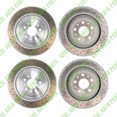 For Maserati Ghibli SQ4 Quattroporte AWD Front &amp; Rear Rotors 2017+ OEM 670030935 670035019