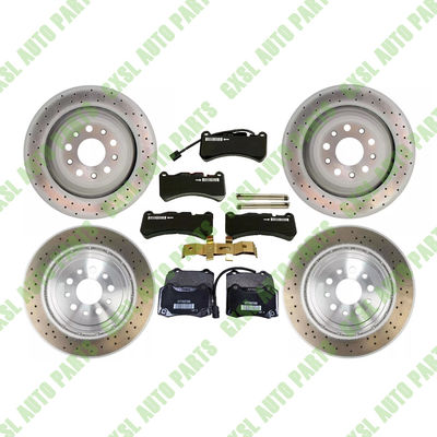 For Maserati Ghibli SQ4 Quattroporte AWD Front &amp; Rear Brake Pads &amp; Rotors Set 2017 + OEM 670030935 670035019 673010331 673012377