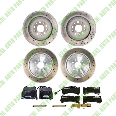 For Maserati Ghibli SQ4 Quattroporte AWD Front &amp; Rear Brake Pads &amp; Rotors Set 2017 + OEM 670030935 670035019 673010331 673012377