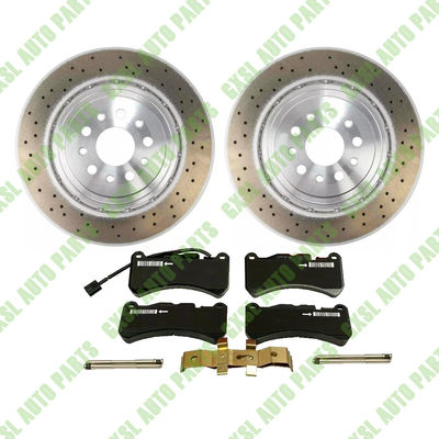 For Maserati Ghibli SQ4 Quattroporte AWD Front &amp; Rear Brake Pads &amp; Rotors Set 2017 + OEM 670030935 670035019 673010331 673012377