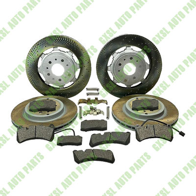 For Maserati Granturismo GT &amp; Quattroporte Front &amp; Rear Brake Pads &amp; Rotors Set OEM 228411 235318 673010323 673010328 673012040
