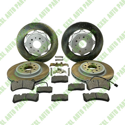 For Maserati Granturismo GT &amp; Quattroporte Front &amp; Rear Brake Pads &amp; Rotors Set OEM 228411 235318 673010323 673010328 673012040
