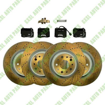 For Maserati Granturismo Quattroporte Front &amp; Rear Brake Pads &amp; Rotors Set OEM 202016 216226 673010321 673010323 673012040