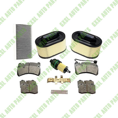 For Maserati Ghibli, Quattroporte Front &amp; Rear Brake Pads With Oil Air &amp; AC Filters OEM 980156013 980139070 298939 670001545