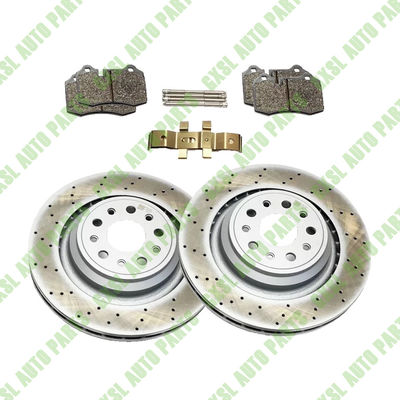 For Maserati Ghibli SQ4 &amp; Quattroporte Rear Brake Pads &amp; Rotors Set OEM 670031597 673010325