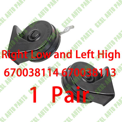 For Maserati Quattroporte (2014+) Right Low &amp; Left High Note Horn OEM 670038114 670038113