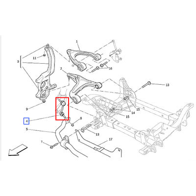 For Maserati Levante Left Or Right Front Sway Bar Link OEM 670032003