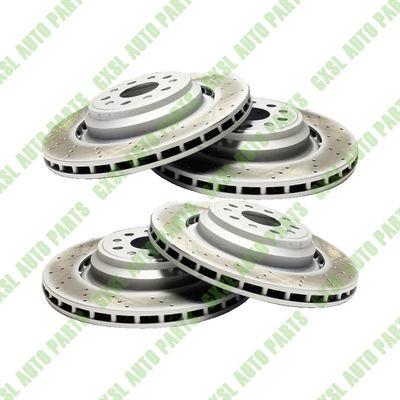 For Maserati Quattroporte GTS Front &amp; Rear Brake Rotors Kit OEM 670004018 670007375 670031597 673010325 673010330